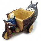 龍貓 花盆 森林的三輪車