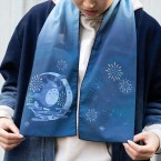 【亞洲限定】龍貓 日式圍巾 Craft Style Collection 夜空系列